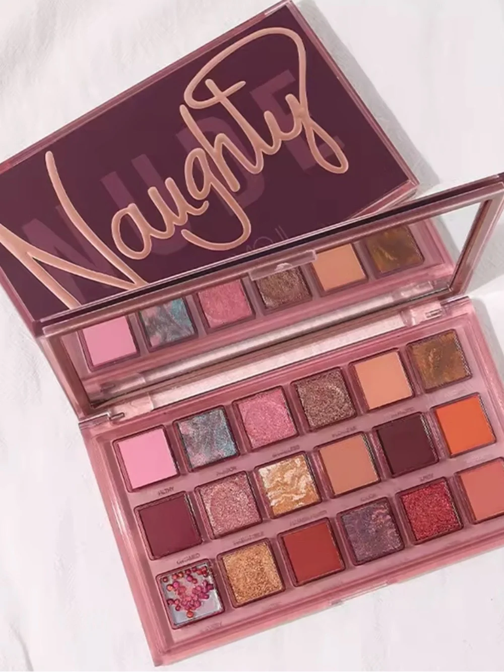 Naughty Eyeshadow Palette - Pink, Rose, Gold & Orange Shades
